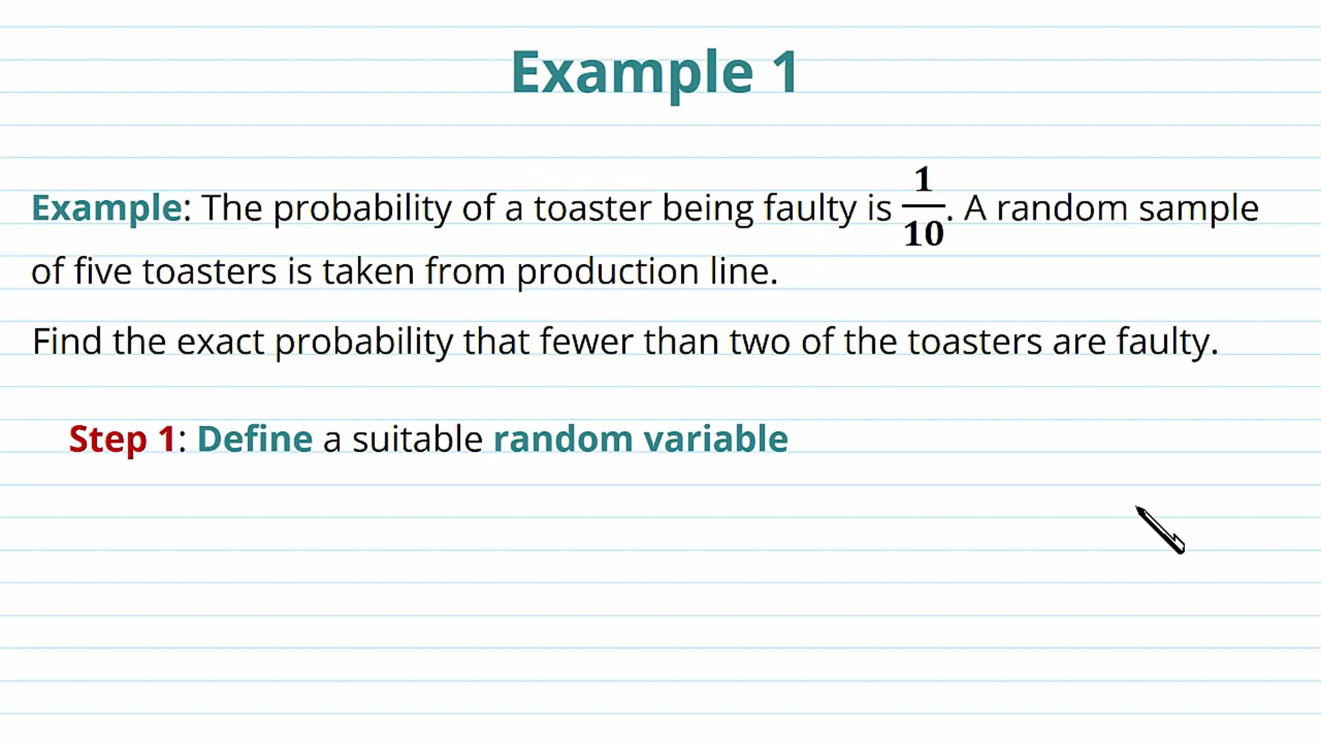 The Binomial Distribution Formula Examples