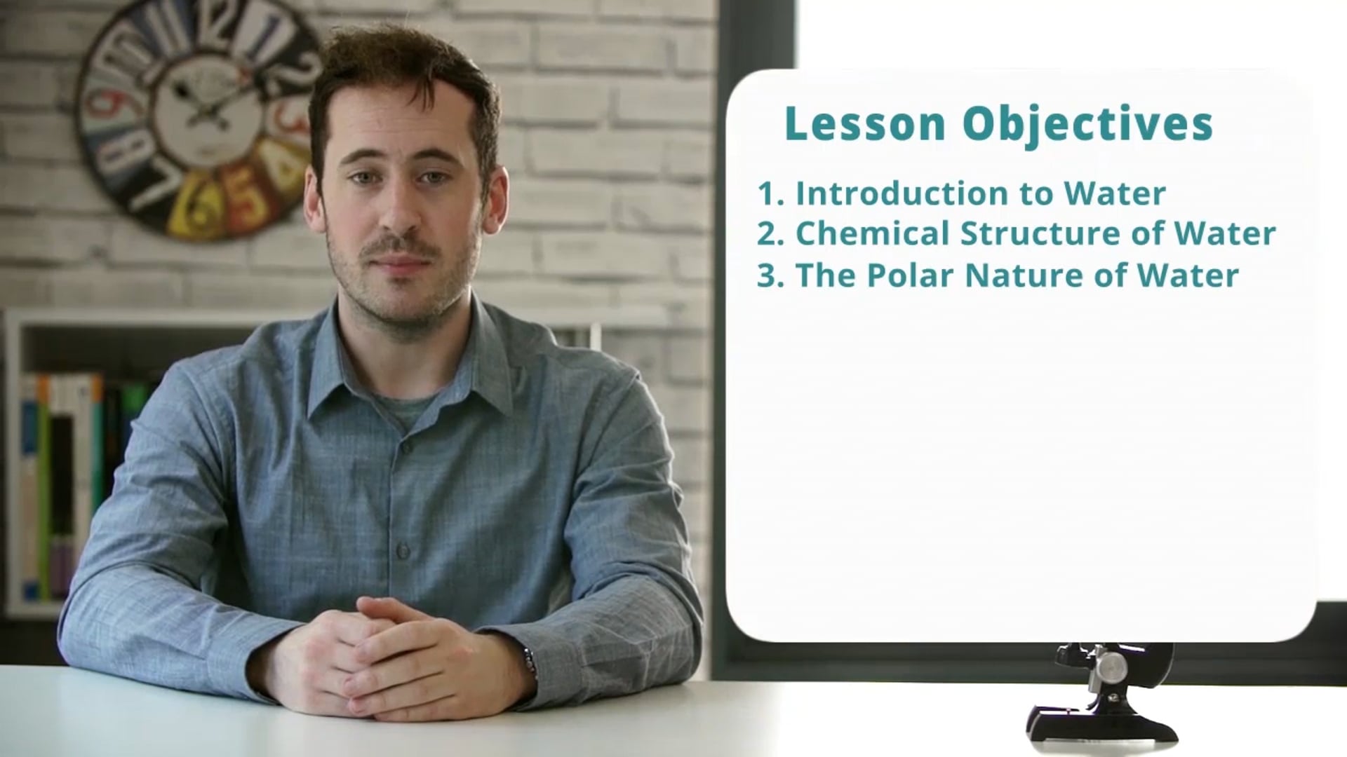 The Chemical Structure of Water