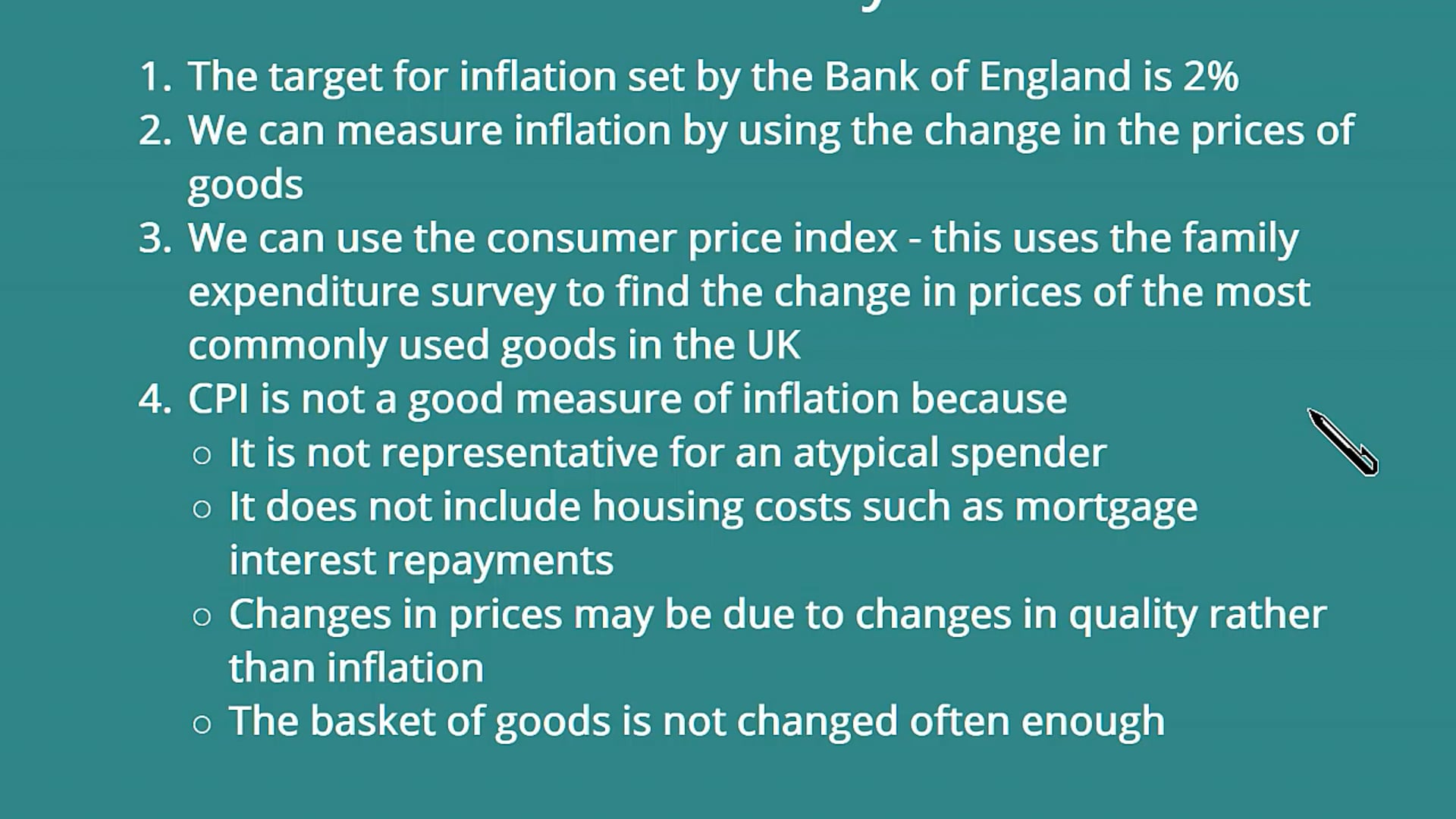 The Consumer Price Index