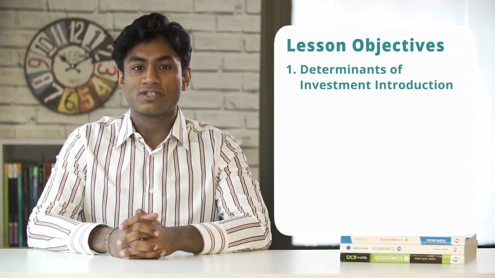 The Determinants of Investment