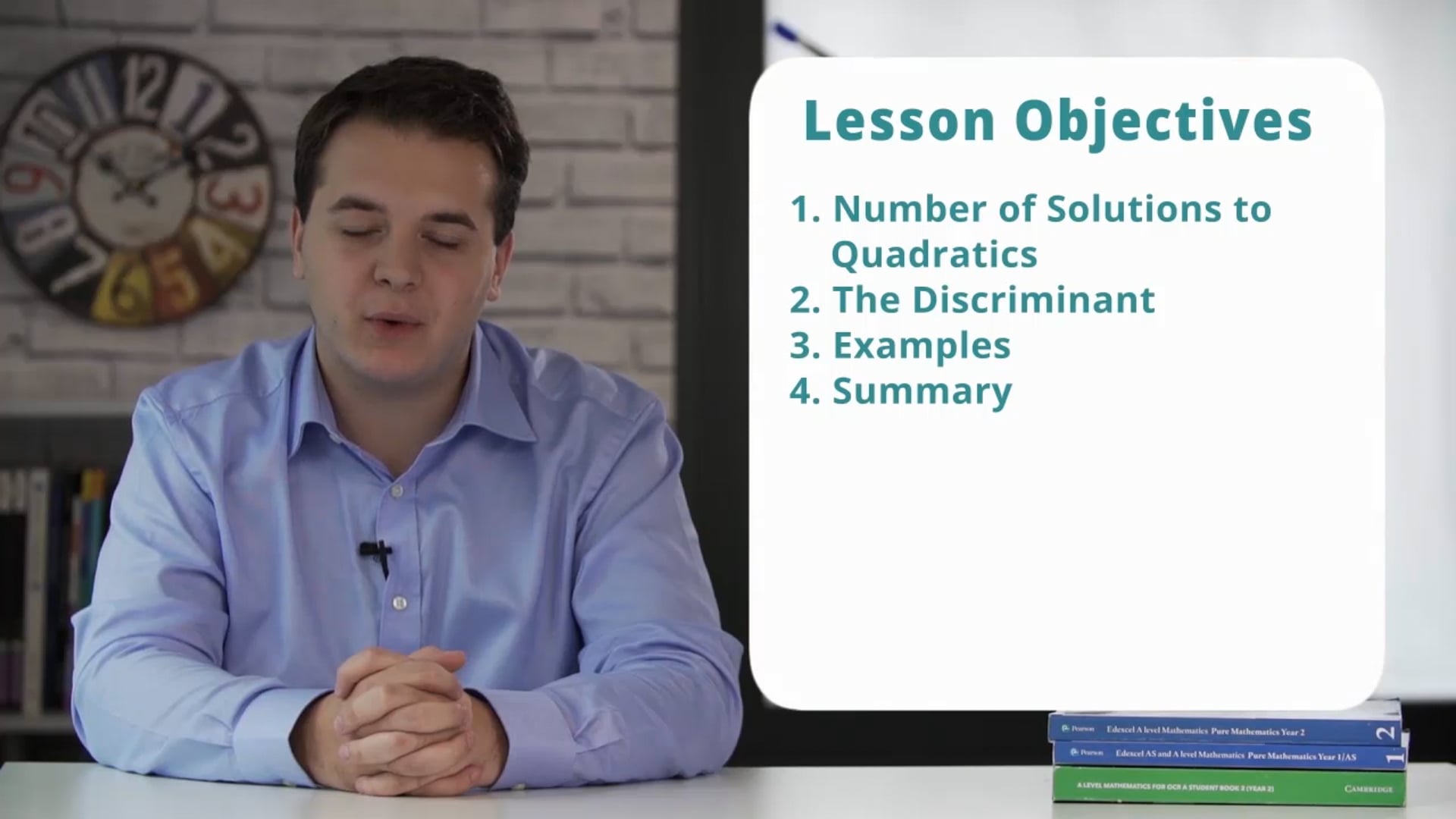 The Discriminant of a Quadratic Function