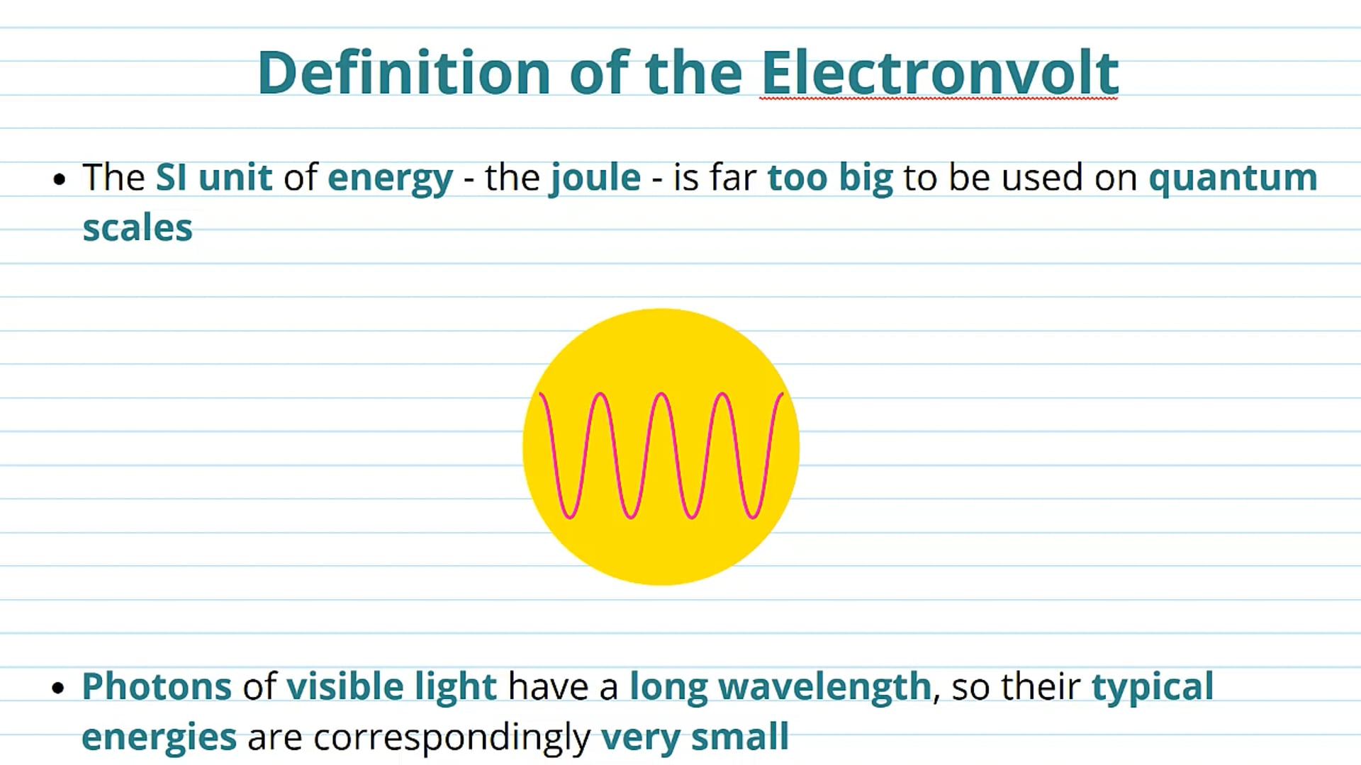 The Electronvolt