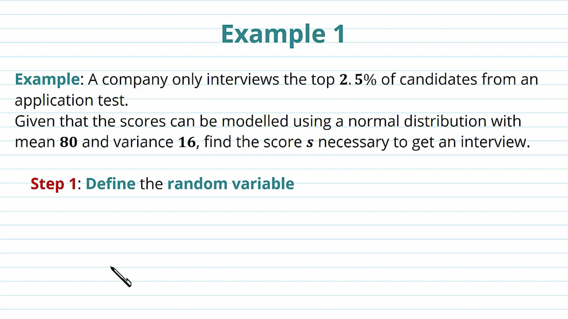 The Inverse Normal Distribution Examples