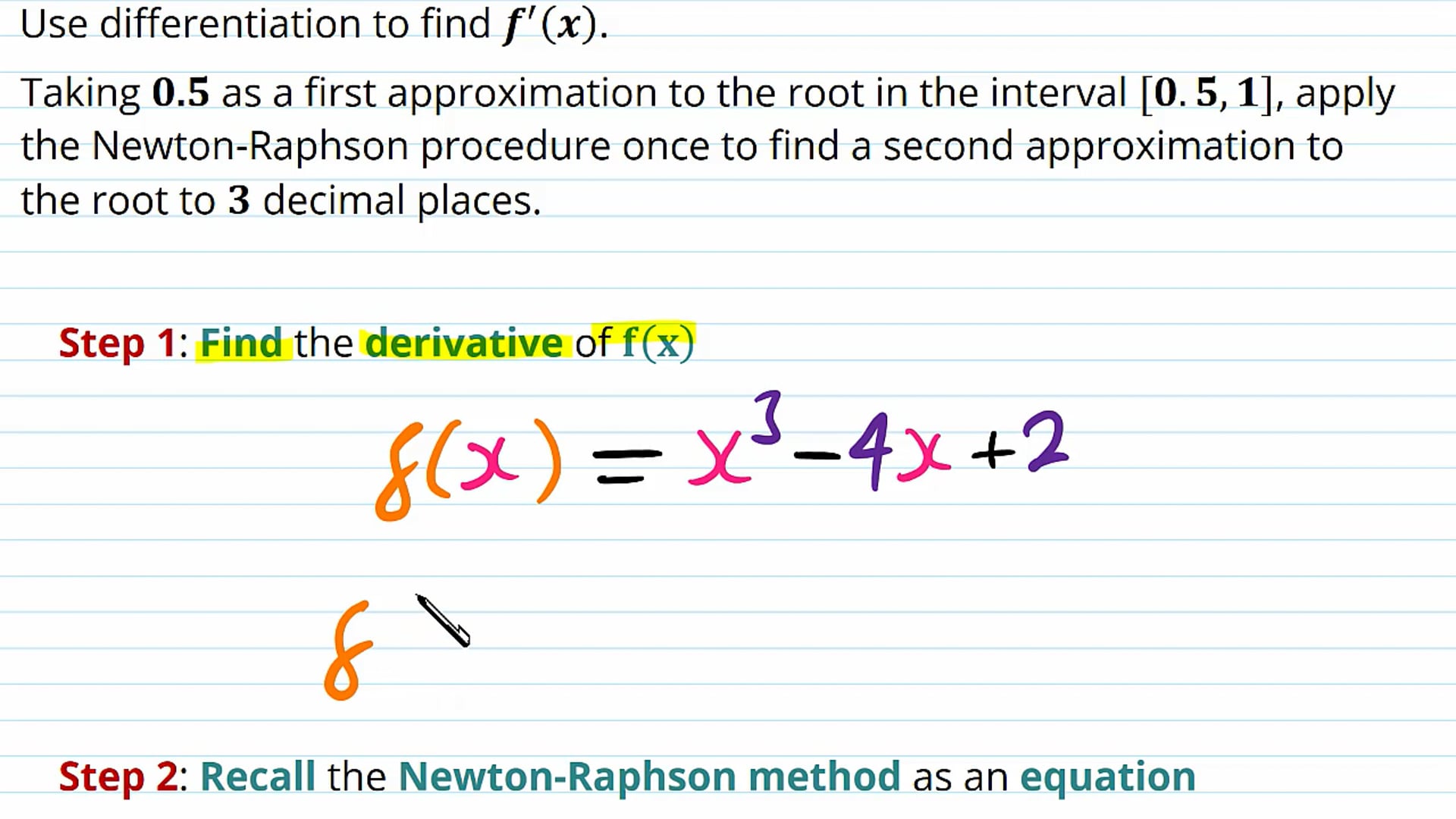 The Newton-Raphson Method Examples