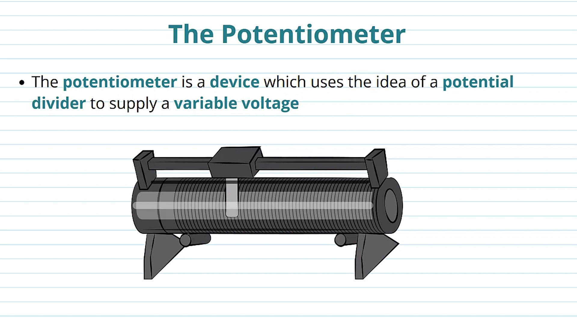 The Potentiometer