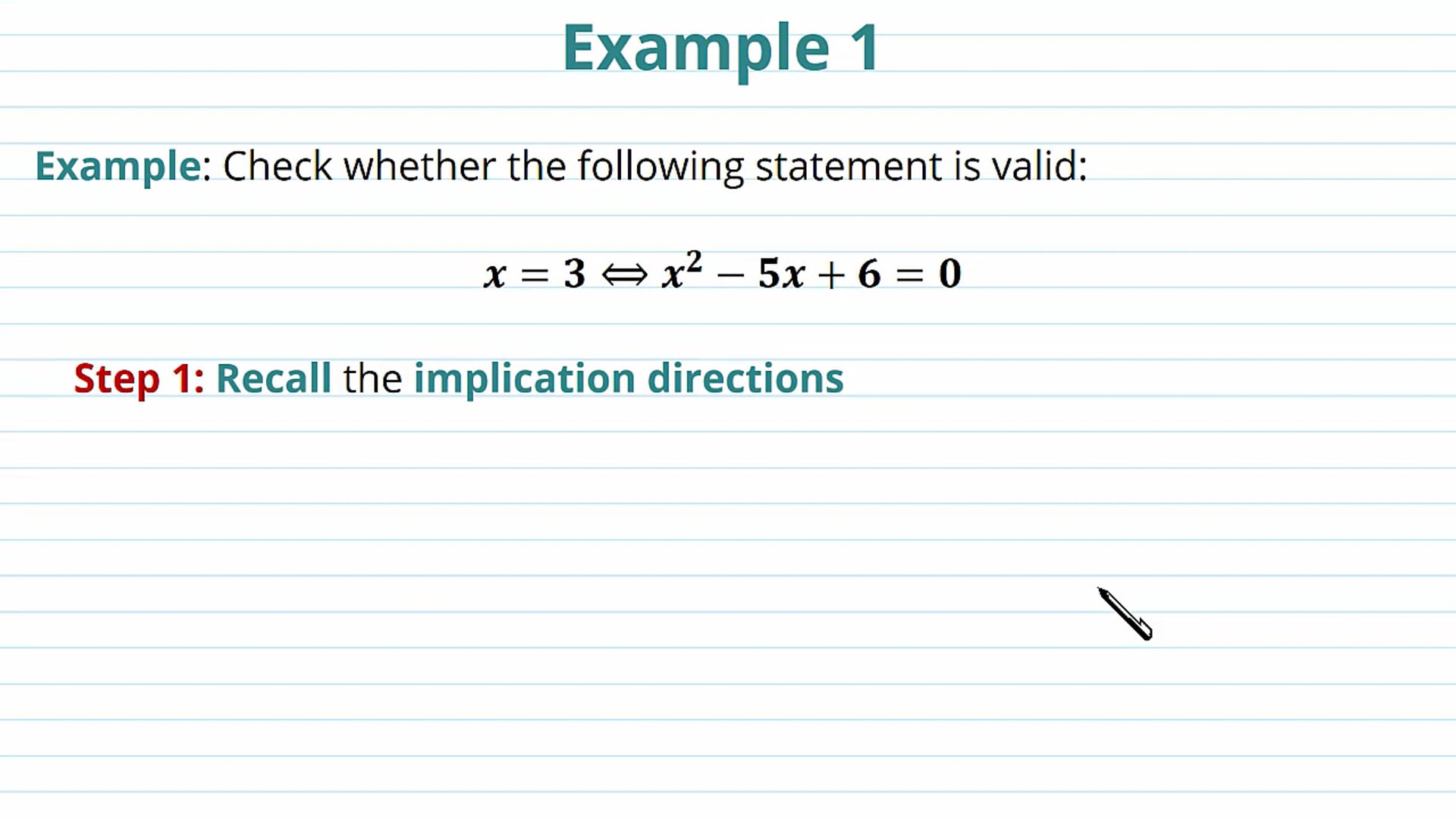 The Structure of Mathematical Proof Examples