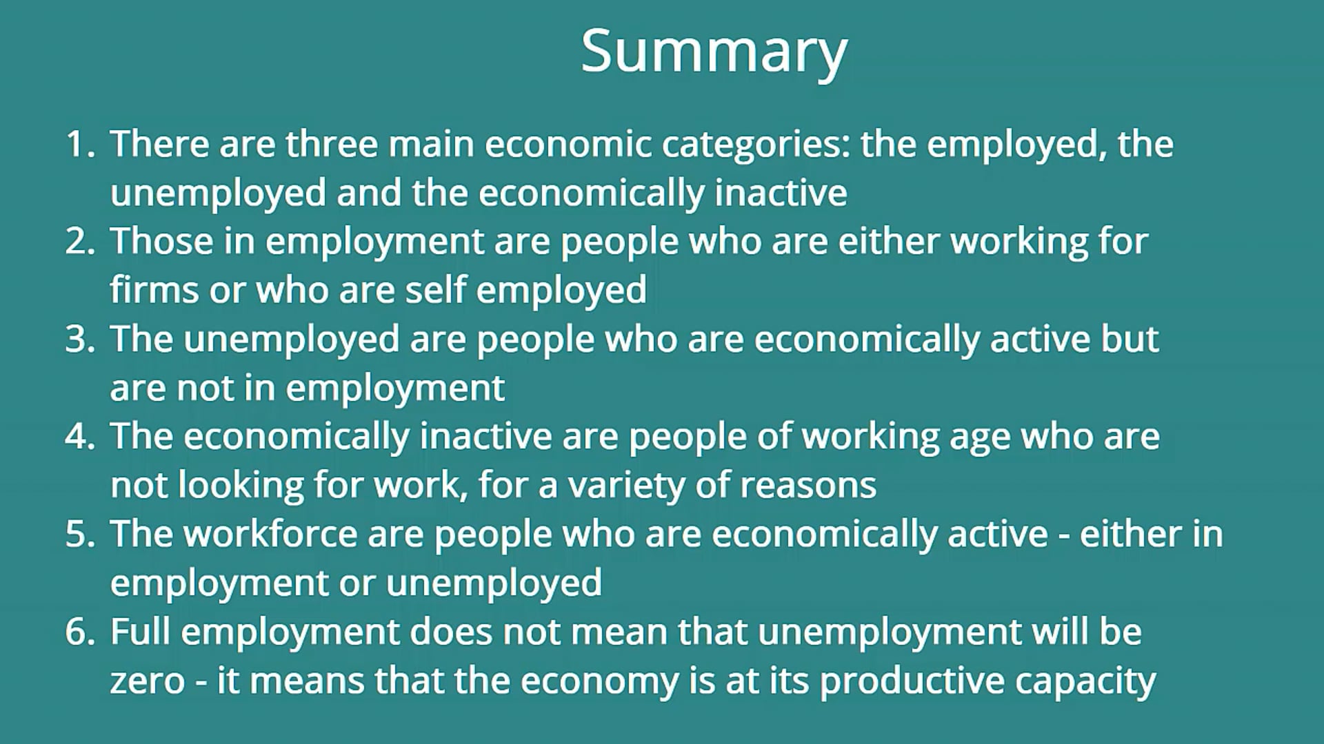 Unemployment