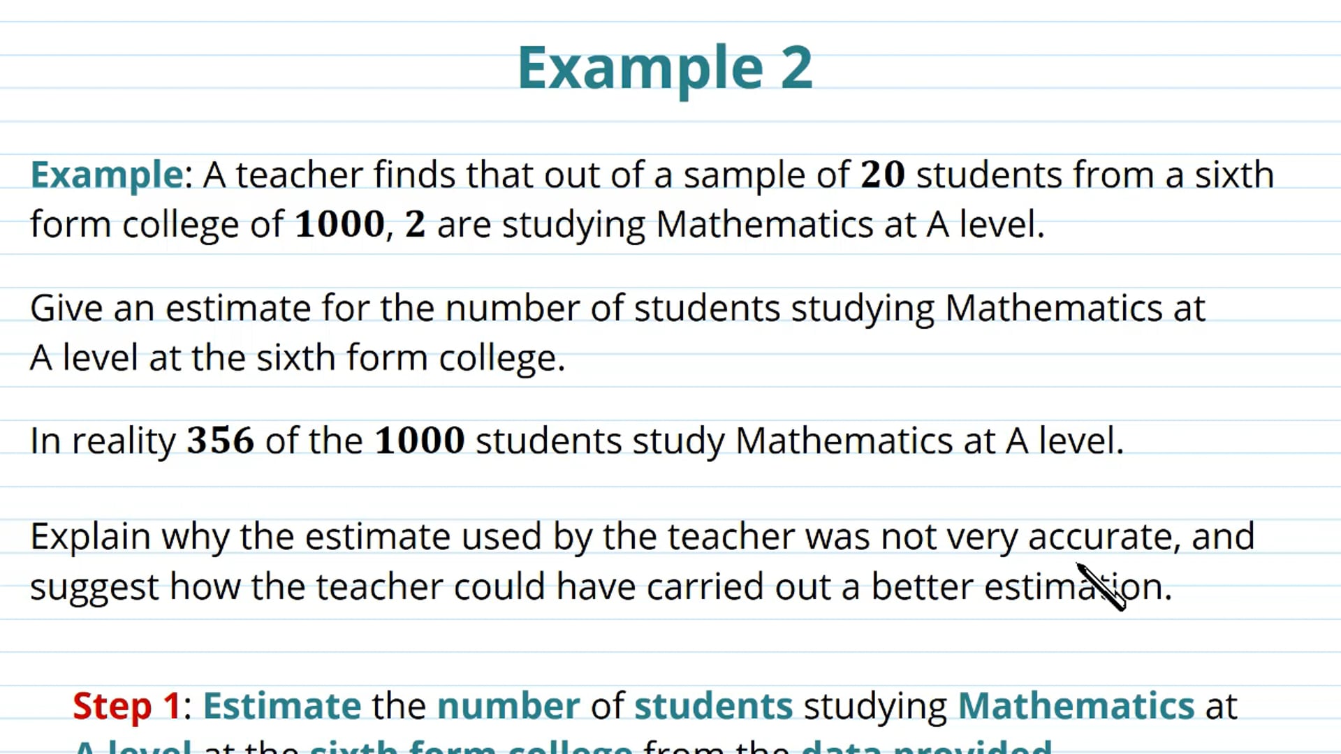 Using Samples Examples