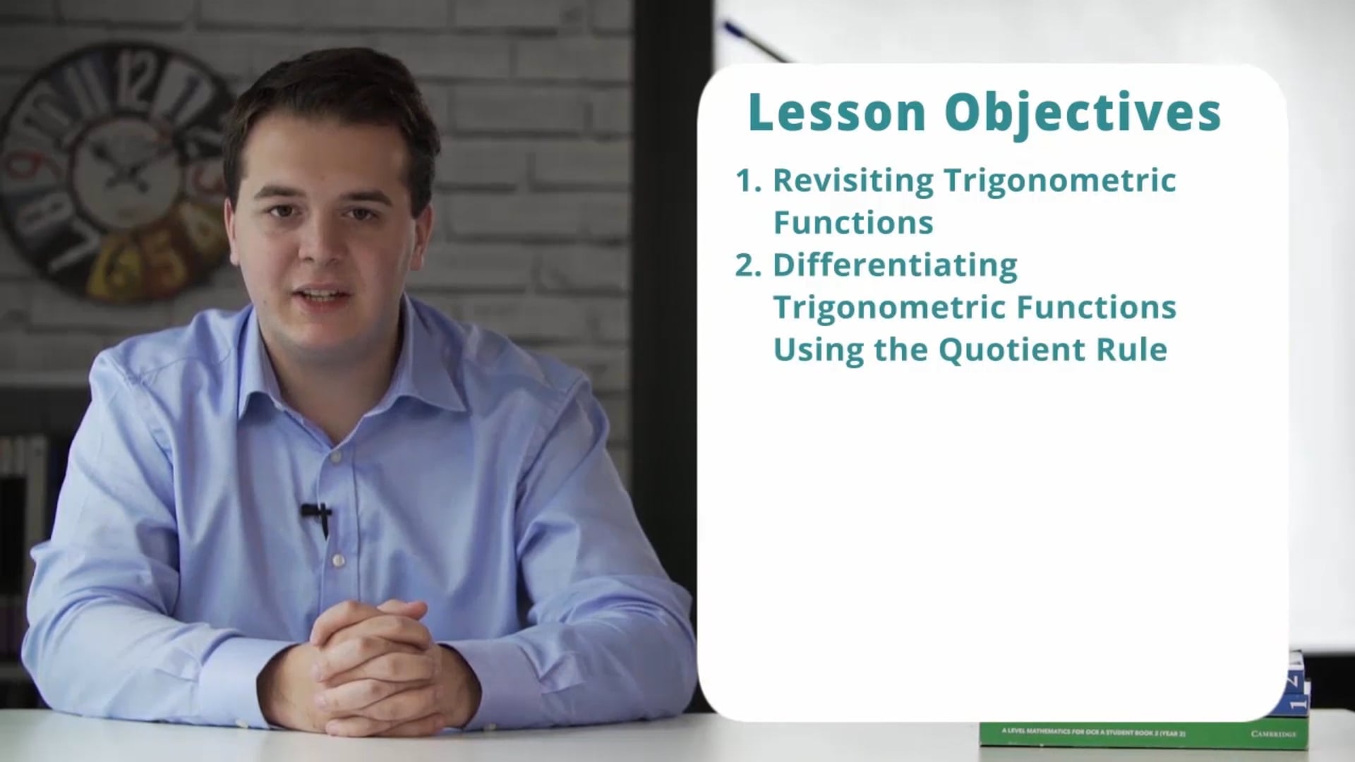 Using the Quotient Rule to Differentiate Trigonometric Functions
