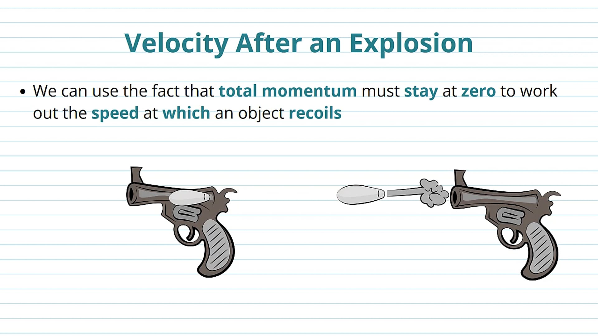 Velocity After Explosion