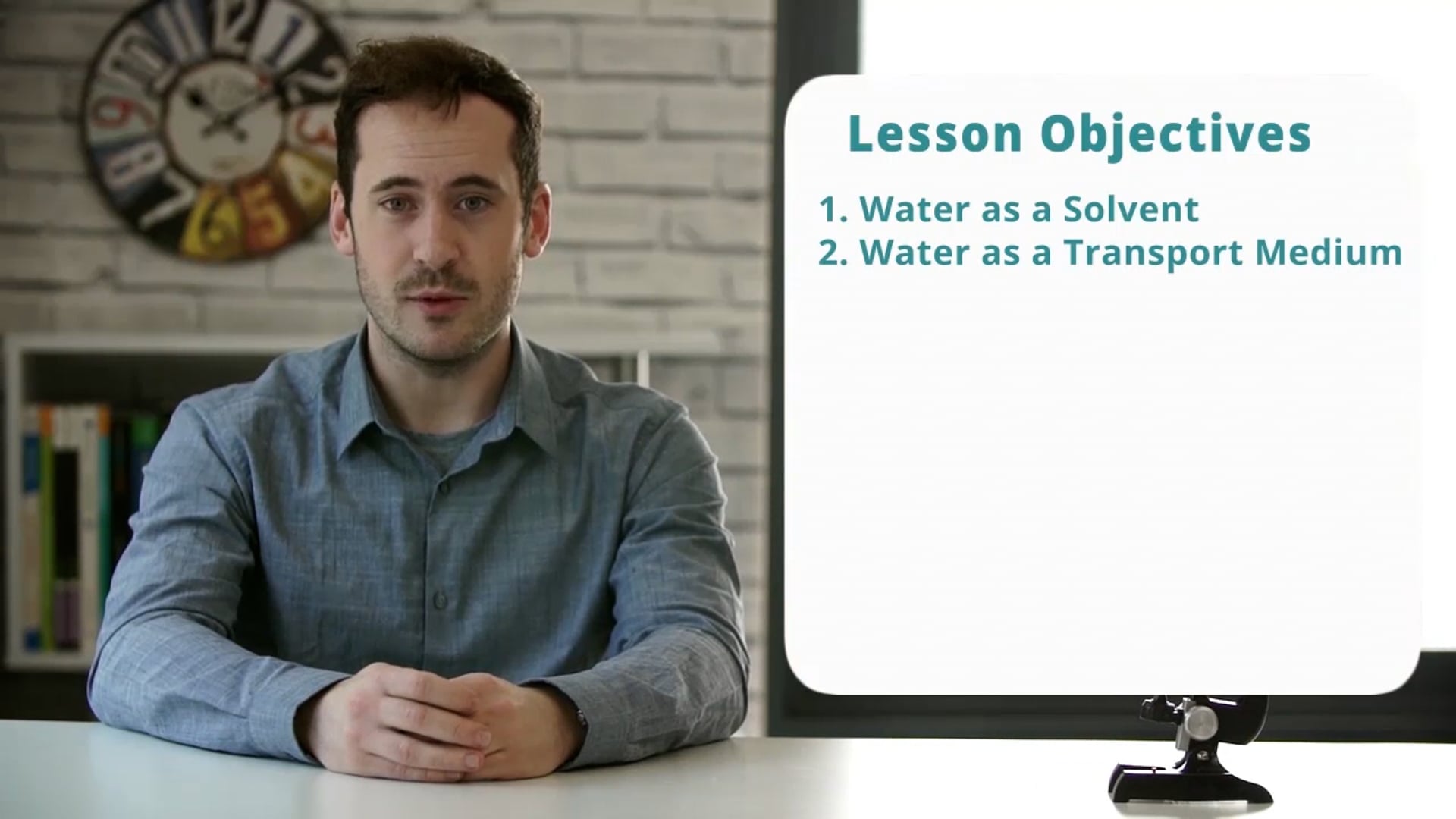 Water as a Solvent